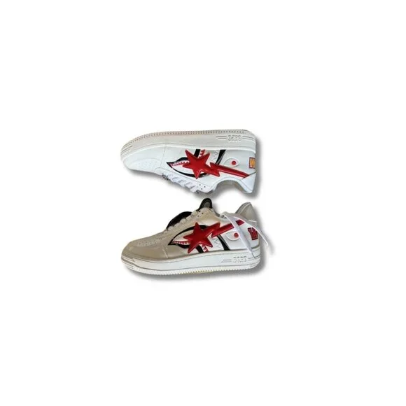 A Bathing Ape Bape Sta Low Shark White All BRAND NEW DIFFERENT SIZES US 9